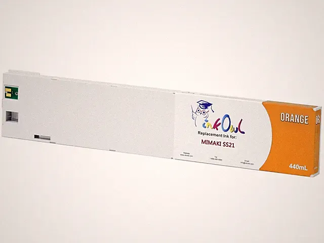 440ml InkOwl ORANGE Compatible Cartridge for Mimaki SS21 (SPC-0501LK)