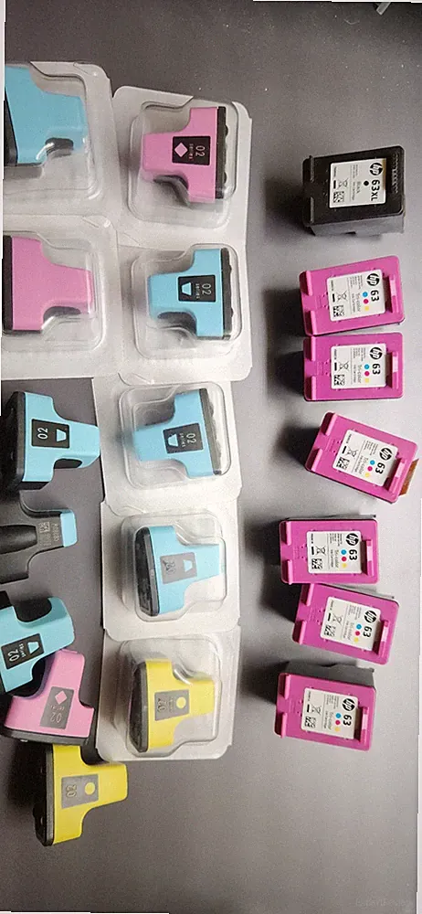 asorted printer ink cartridges lot