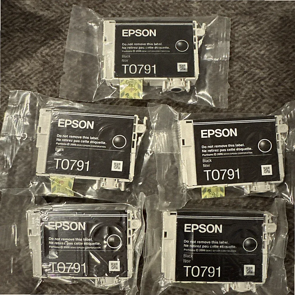 Epson 79 Owl Series T0791, Ink Cartridge Factory Sealed x 5