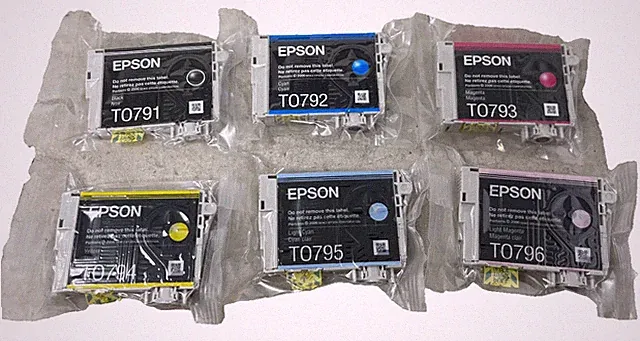 EPSON T0791 T0792 T0793 T0794 T0795 T0796 Original Stylus Photo P50/PX700W