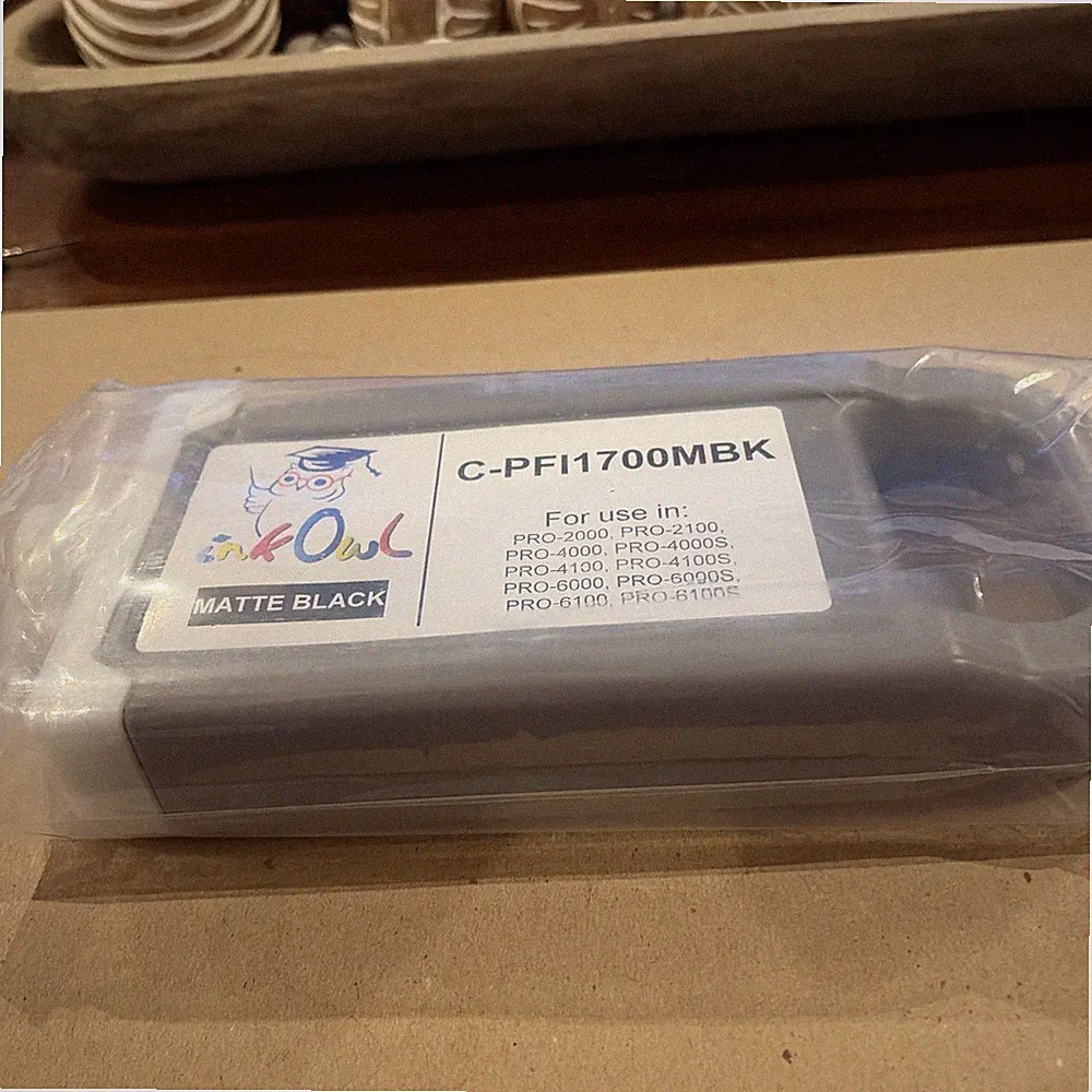 InkOwl C-PFI1700MBK compatible ink cartridge replacement