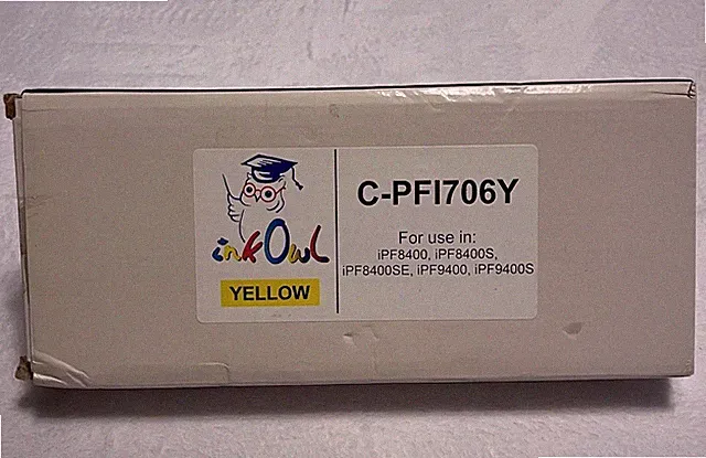 PFI-706Y Yellow Ink Cartridge for IPF 8400s 8400se 9400s 8400 9400